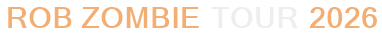 Rob Zombie Tour 2026